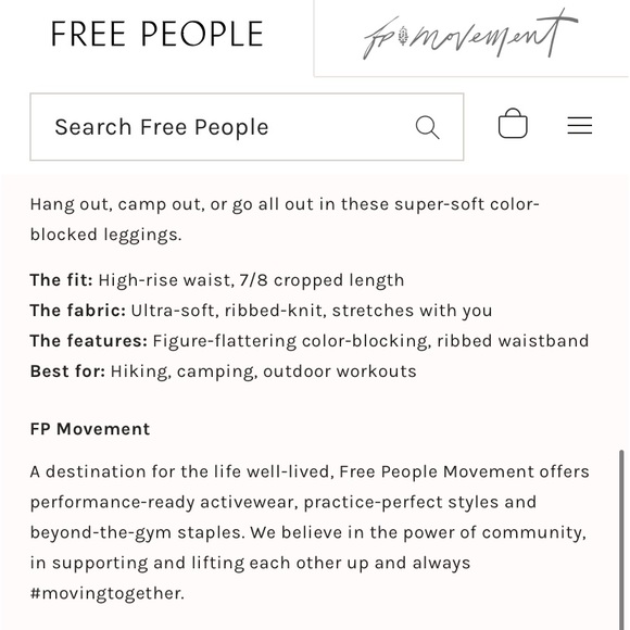 FP Movement Red & Marled Pink Color-block Tank Top High Rise Legging Set - Picture 7 of 8